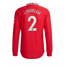 Manchester United Victor Lindelof #2 Hemmatröja 2022-23 Långa ärmar